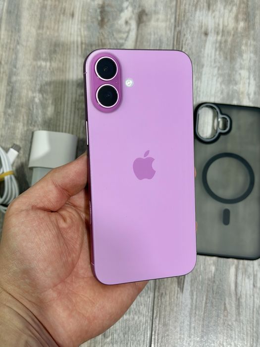 Iphone 16 Plus 128 GB - 100 % Battery Health Като Нов Pink