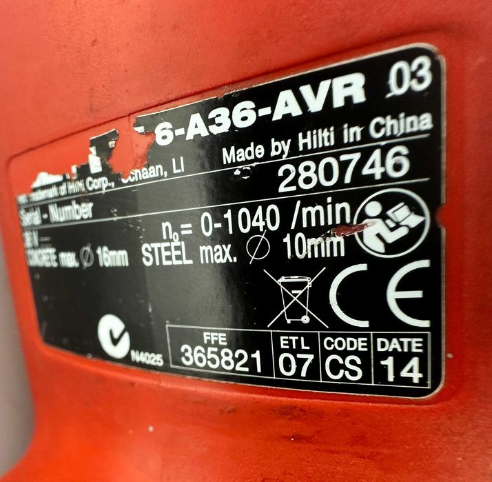 Hilti TE 6-A36 Акумулаторен перфоратор и Hilti SF 144-A винтоверт
