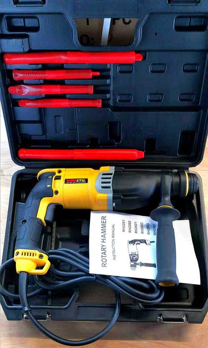 НЕМСКИ Електрически Перфоратор Werstil 2-28 + Подарък ЛЕД ФЕНЕР