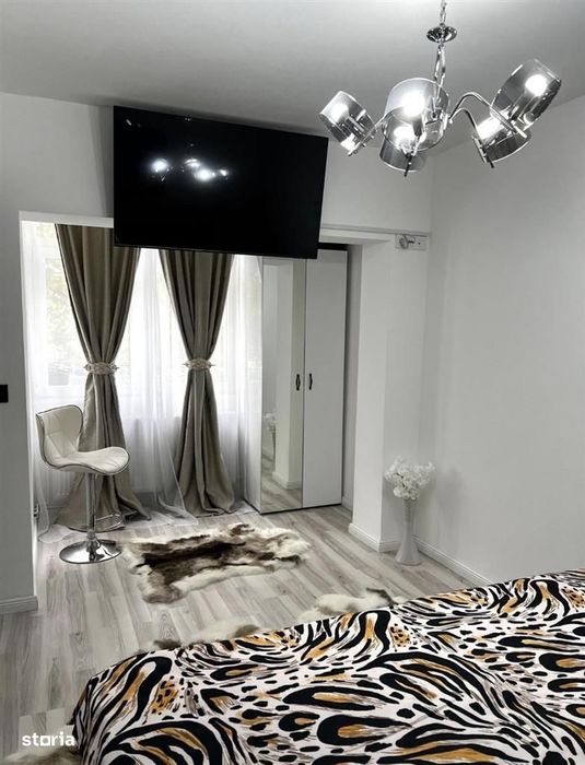 Ap 2 camere si balcon, pivnita, et 2 din 4, mobilat, utilat, zona buna