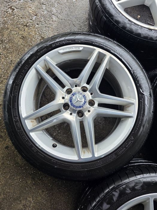 Джанти с гуми Mercedes W204 АМG Спорт Пакет Borbet К4 17' ОРИГИНАЛНИ