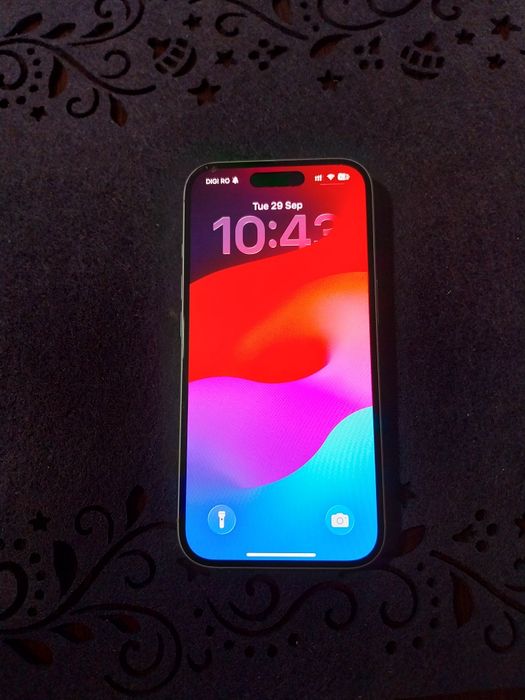 IPHONE 16, WHITE/ALB, 128gb, sănătate baterie 91%