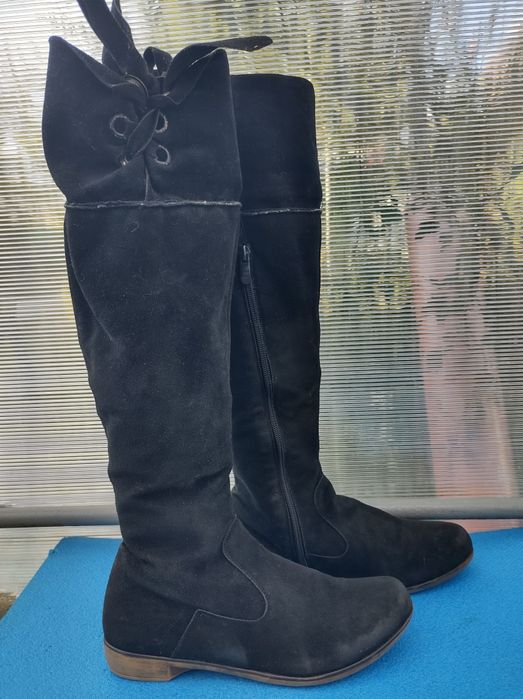 Cizme dama piele intoarsa sau nabuk 36