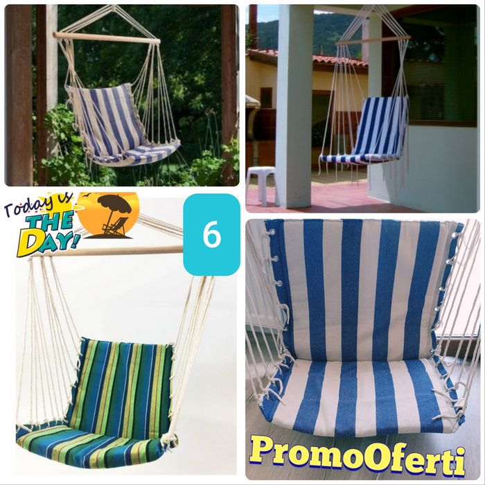 Хамак с Дървени рейки, Парашутен Памучен Мрежа Стол Hamak Хамаци Люлка