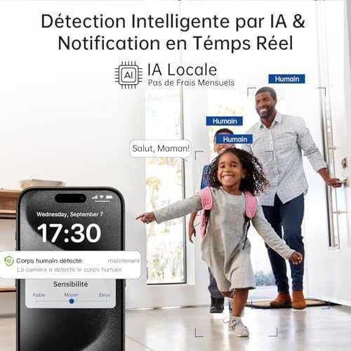 SYMYNELEC 5GHz / 2.4GHz camera inteligenta supraveghere copil - Alexa