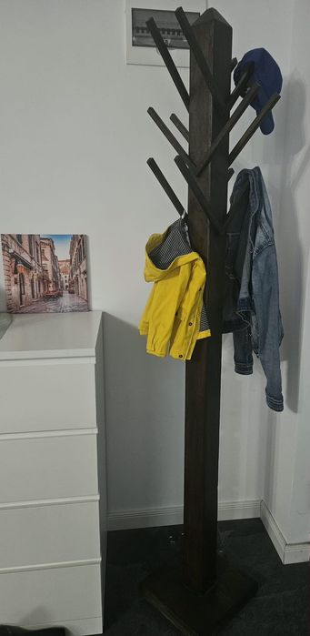 Vând cuier vertical lemn masiv stejar