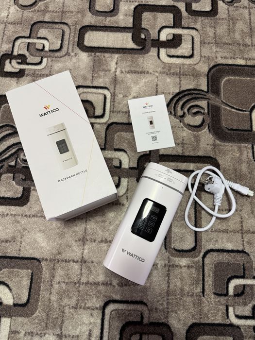 Электрический мини-чайник непроливайка дорожный