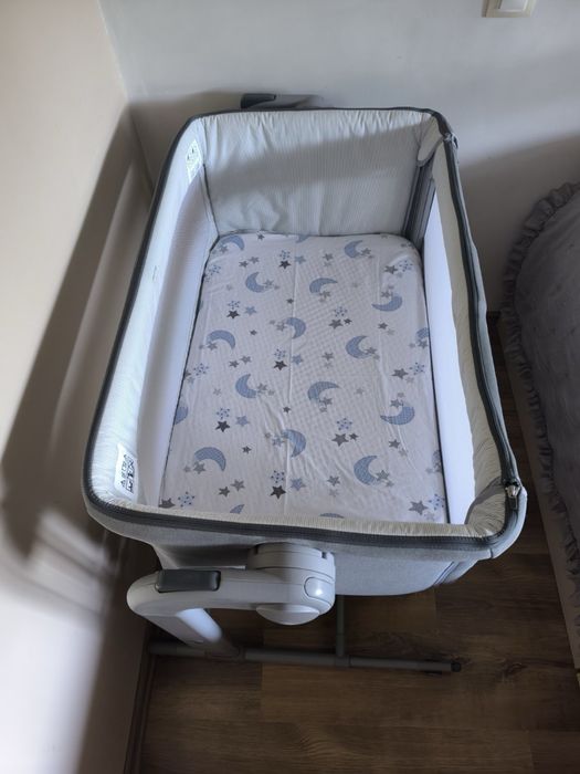 Chicco Бебешка кошара Next 2 Me Magic Evo Dark Grey