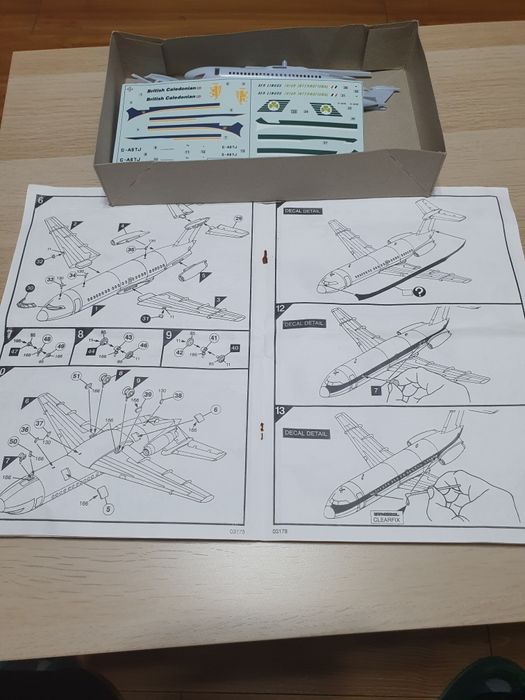 Macheta avion BAC 1.11