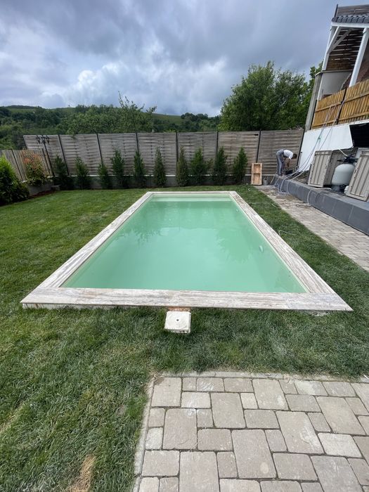 Constructii piscine din cofrage de polisitiren placate cu liner