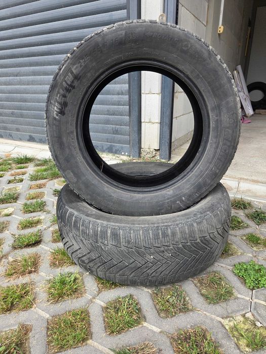 2 бр. Michelin Alpin 6 225/55 R16 99H XL – DOT 2018 – Италия – ~6 мм