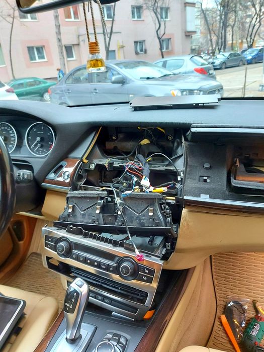 Navigatie Android Carplay BMW X5 X6 Waze YouTube