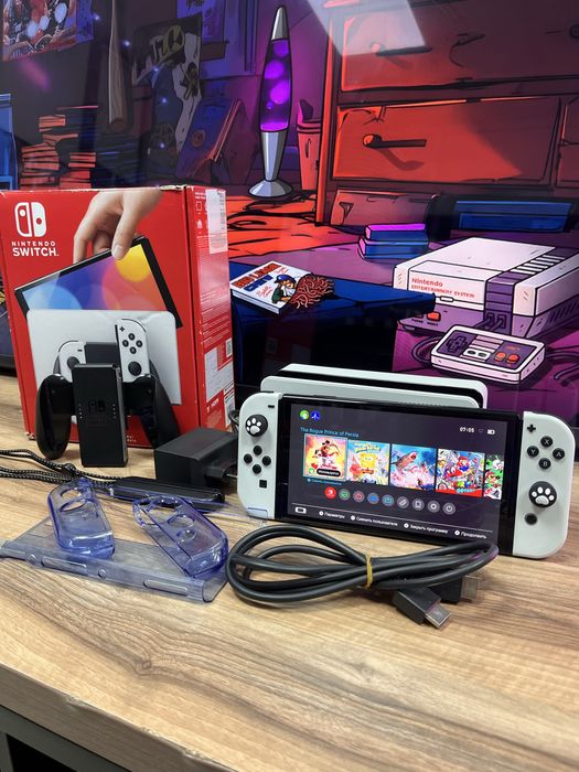 Прошитый Nintendo Switch Oled Ultra 128GB