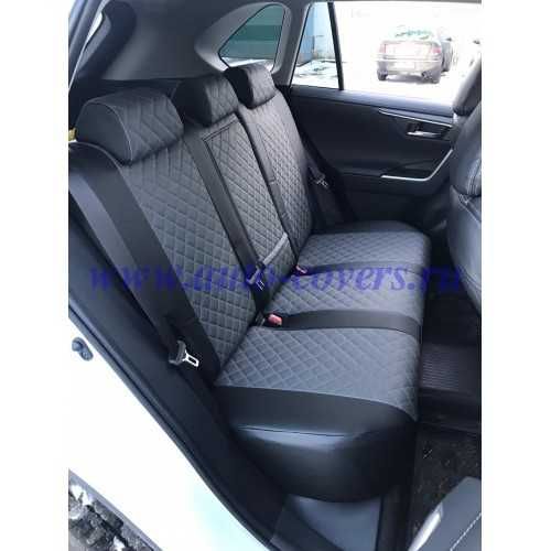 Чехлы на Toyota RAV-4 с 2018 по наст.время/ Автопилот/ XA50/ Авточехлы