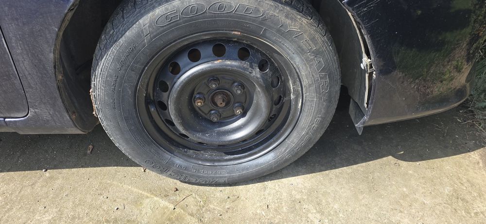 Set 4 jante tablă originale Toyota R15 – 5x114,3