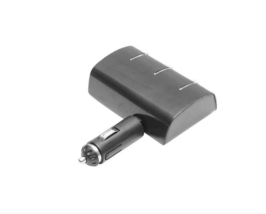 LED Разклонител за запалка без кабел с 3 гнезда - 120W, 12V/24V.