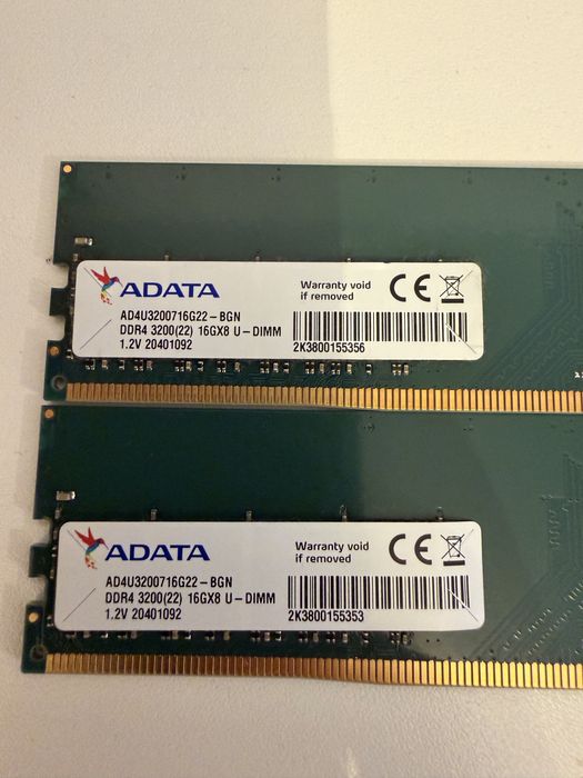 Kit 32Gb Ram DDR4 3200MHz Adata