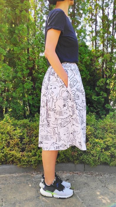 Памучна лятна пола