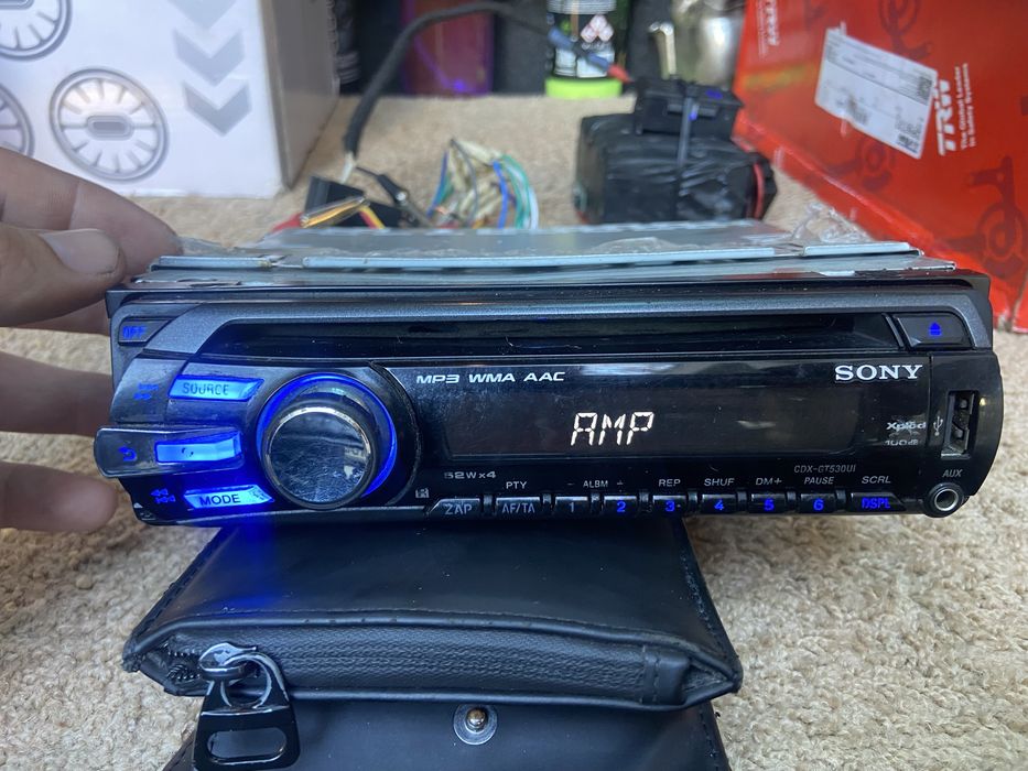 касетофон авто радио Sony Aux оригнал