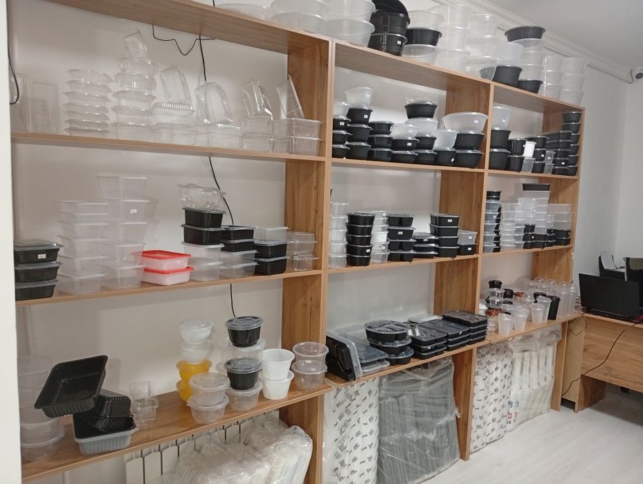 Odnorazoviy bir martalik idishlar – stakan, konteyner, tarelka, arzon