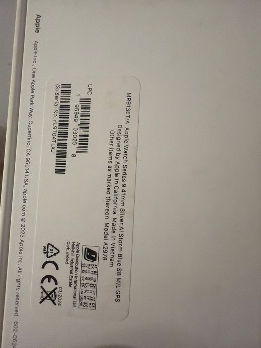 Продам Apple Watch Series 9, 41mm Silver. Model A2978