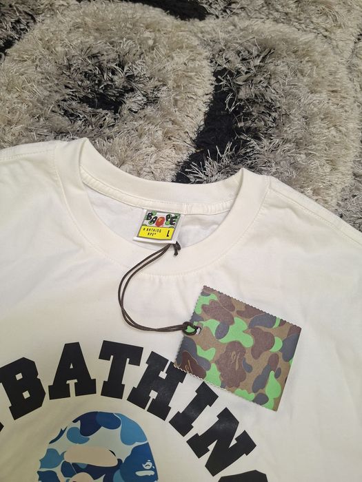 Tricou BAPE "A Bathing Ape" alb