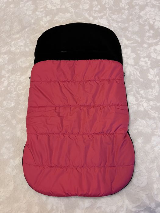 Зимно чувалче за количка, розово, универсално