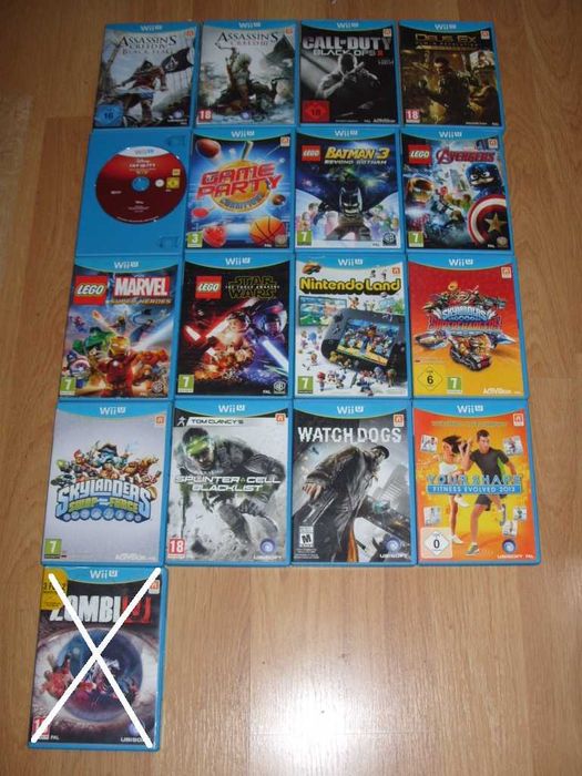 Игри за Nintendo Wii U Част 1 - 15 € за брой
