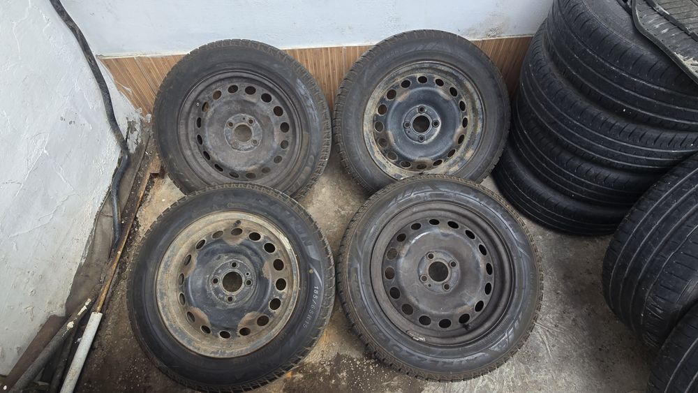 Roti Logan anvelope 185 65 r15 dacia sandero 4x100 clio