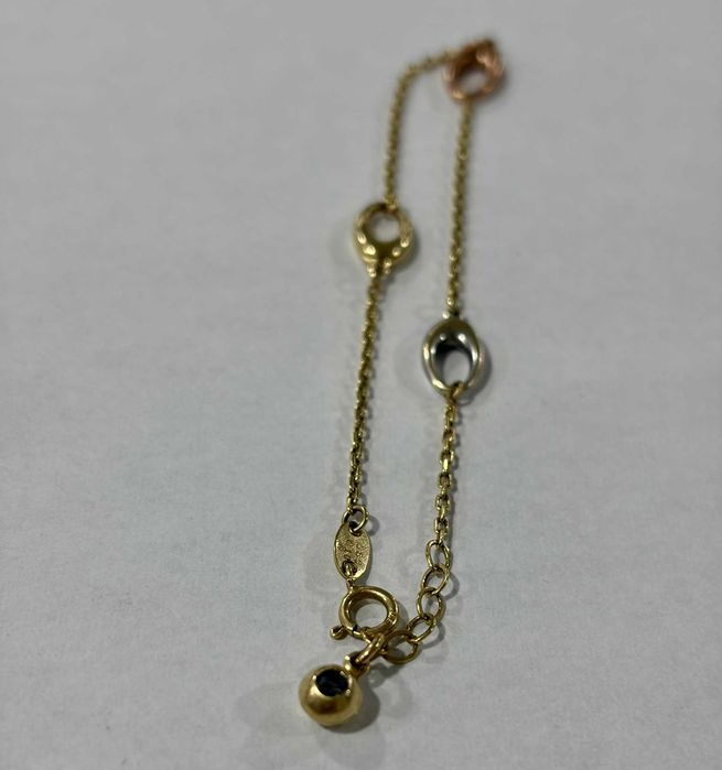 Златна гривна 1.9 грама 14 карата 858