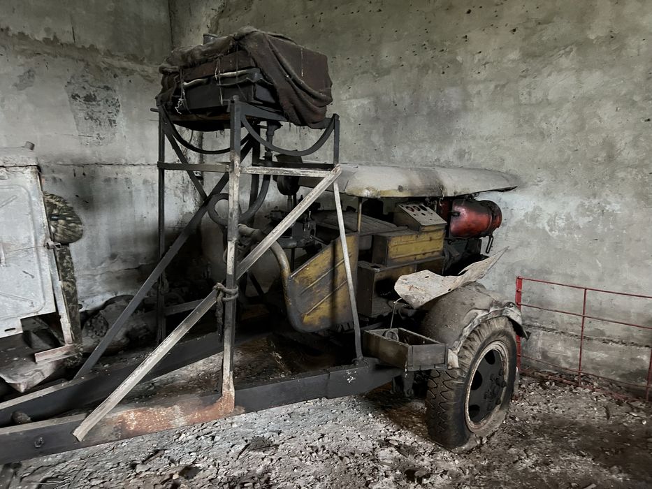 Бочка, телега, трал, насос