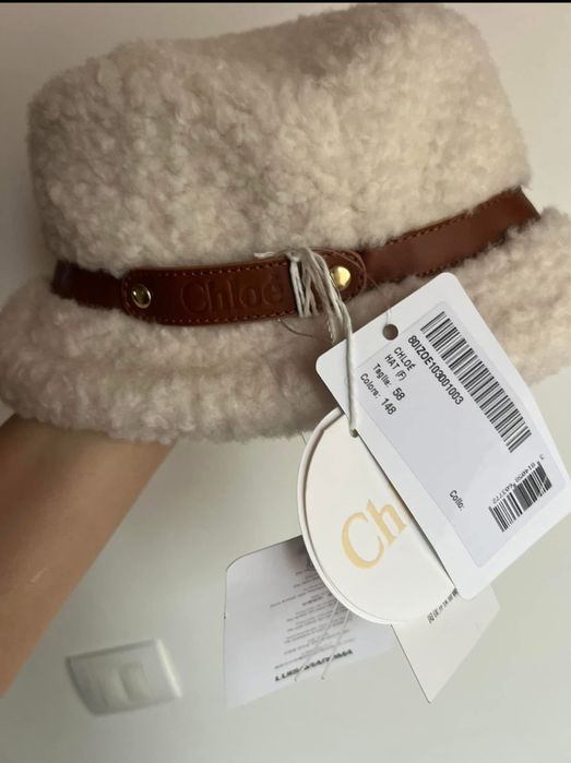 Palarie CHLOE teddy bear noua cu eticheta