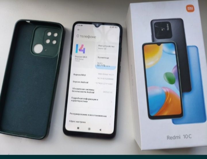 Redmi 10c с коробкой.