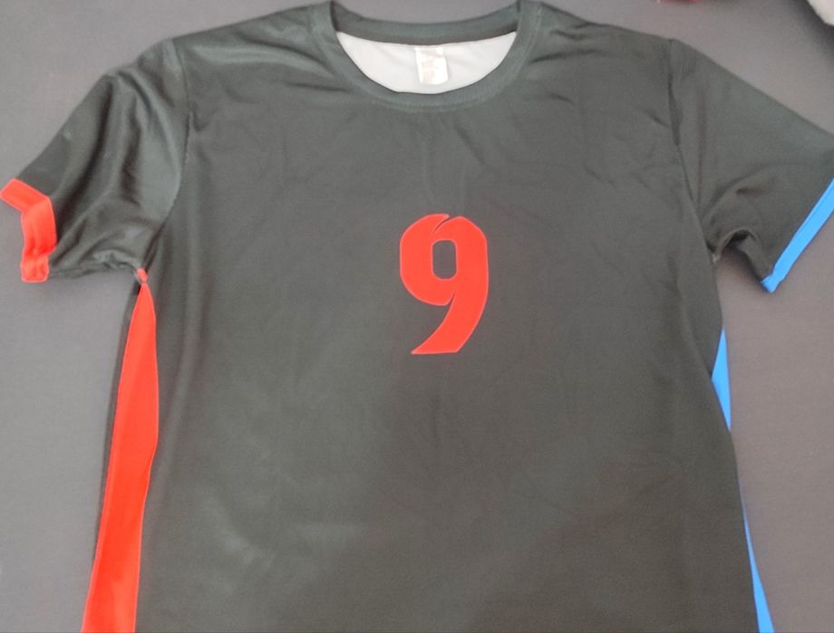 Kit fotbal negru&rosu