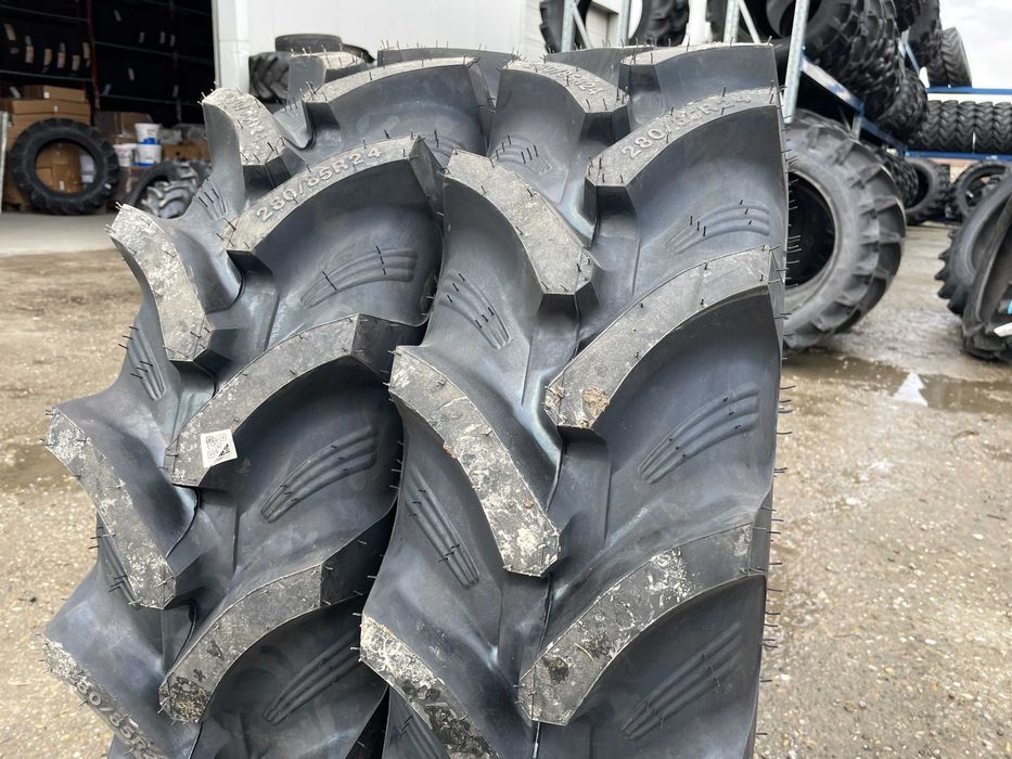 Anvelope noi radiale 280/85R24 marca OZKA pentru tractor fata