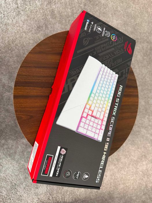 Tastatura Gaming ASUS ROG Strix Scope II 96 White NX Snow Switch Mecanica