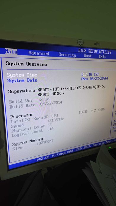 SERVER Supermicro 4 node X8DTT / 8x L5630 / 128GB DDR3 ECC / SAS2 / SATA