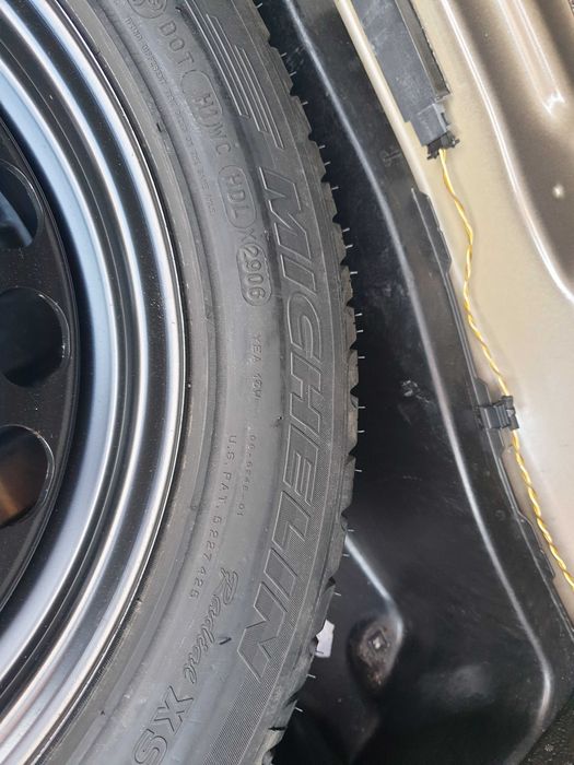 Нова оригинална джанта с нова гума 16",5х112,ЕТ42,ф 57.1 за Фолксваген