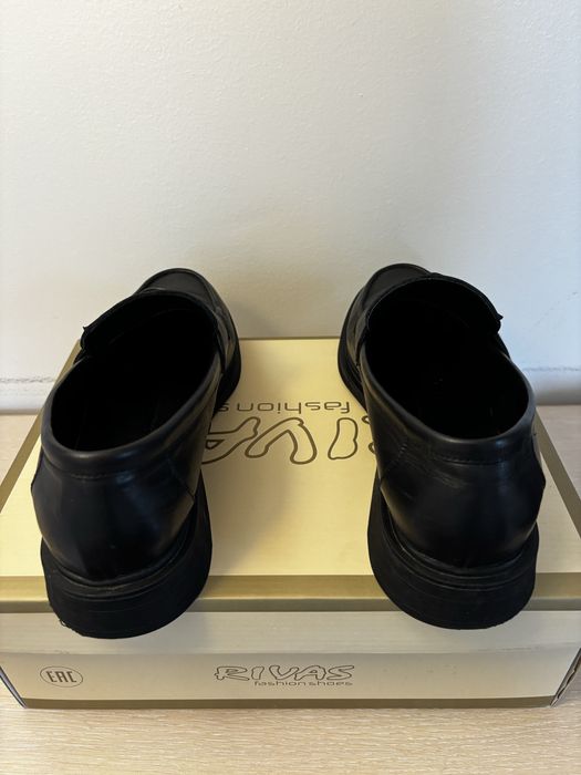 Дамски Кожени Мокасини Ествествена Кожа Rivas