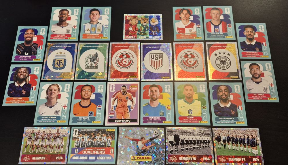 Редки стикери Панини - Panini World Cup 2026 - FWC , Extra Sticker , Емблеми + известни футболисти