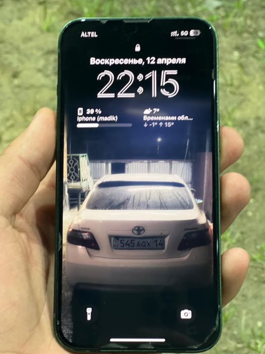 Айфон 13 зеленый
