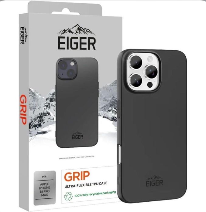 Husa eiger husă grip pentru IPhone 16 pro Max culoarea neagră