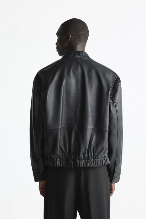 Geaca din piele naturala Zara limited edition