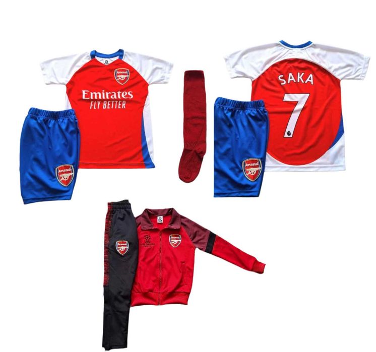 Арсенал Шампион Фенски Екип САКА SAKA ARSENAL 7 футболен екип