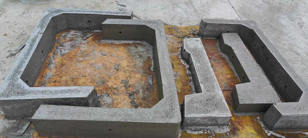 suport panuri fotovoltaice din beton nou