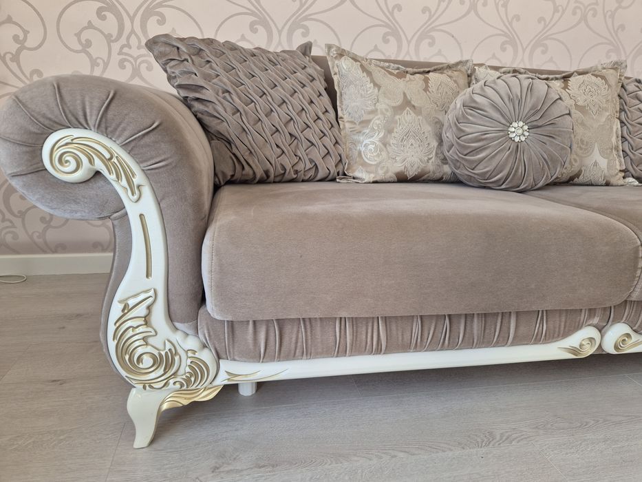 Set Canapele extensibile si fotolii Sehrazat 3+1+1