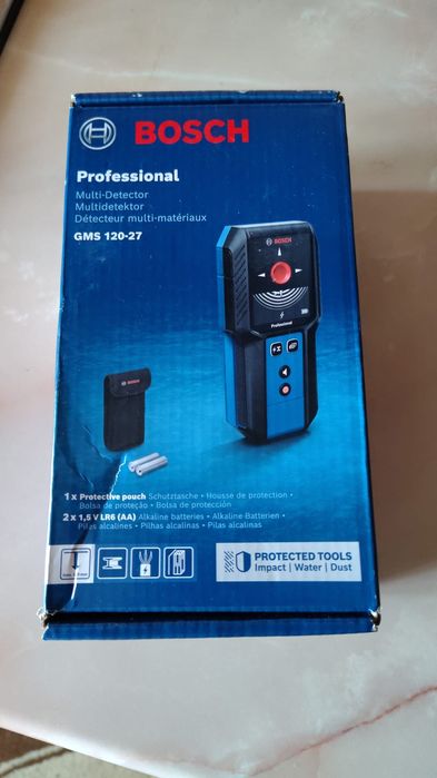 Bosch GMS 120-27 - Detector de metale cu acumulator nou sigilat