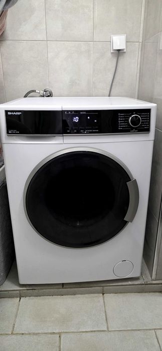Пералня 8кг ПЕРФЕКТНА! SHARP 1200RPM