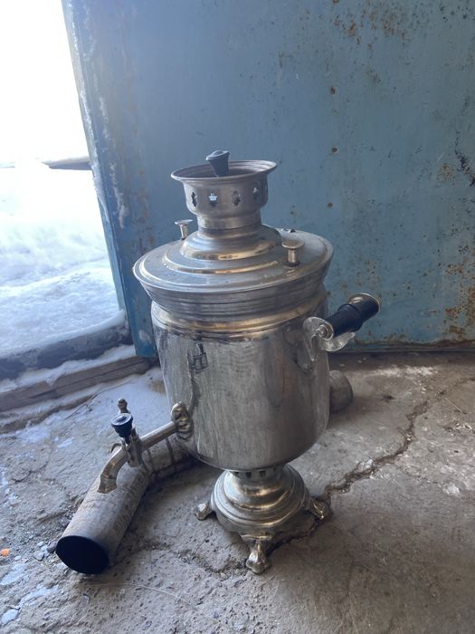 Самовар ағашпен қайнайтын