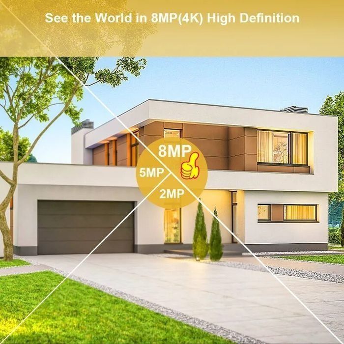 IP камера Wifi 8MP 3840x2160 IP camera 4k HD PTZ auto tracking